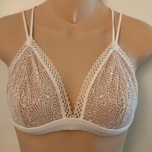 VS Bralette - Cream/Tan - Sz M